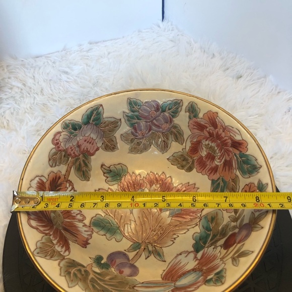 Vintage Enameled Bowl Andrea by Sadek Decorative Bowl - Picture 11 of 14